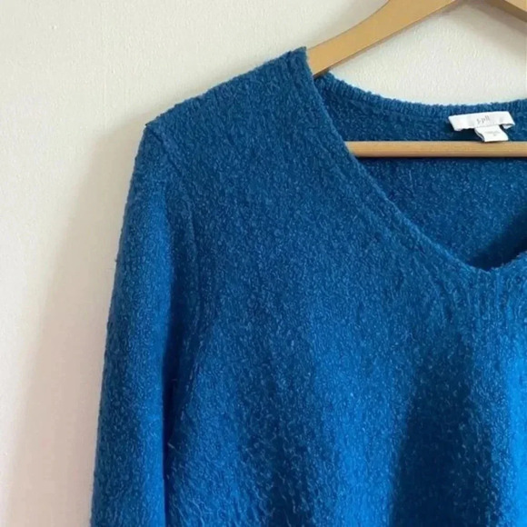 J. Jill Blue V Neck Sweater - Picture 7 of 12